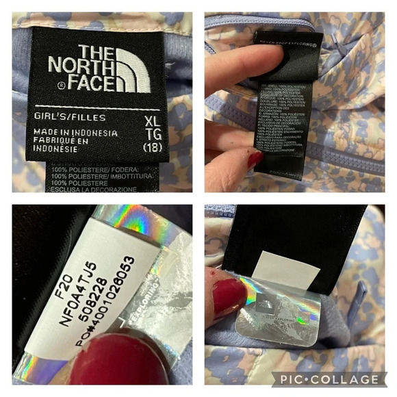 The North Face Reversible Girls Jacket Coat XL - Picture 3 of 12